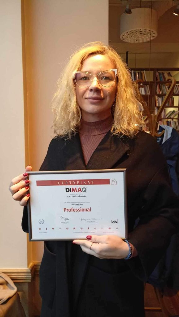 Marysia Witosławska Piotrowska Dimaq Professional digital marketing